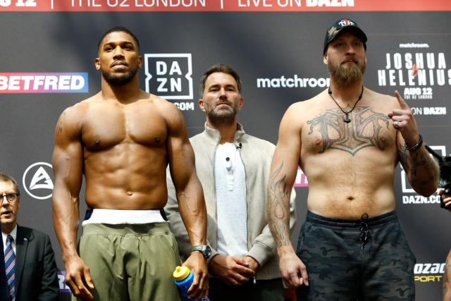 Anthony Joshua v Robert Helenius: Briton wins with one-punch knockout in  round seven - BBC Sport