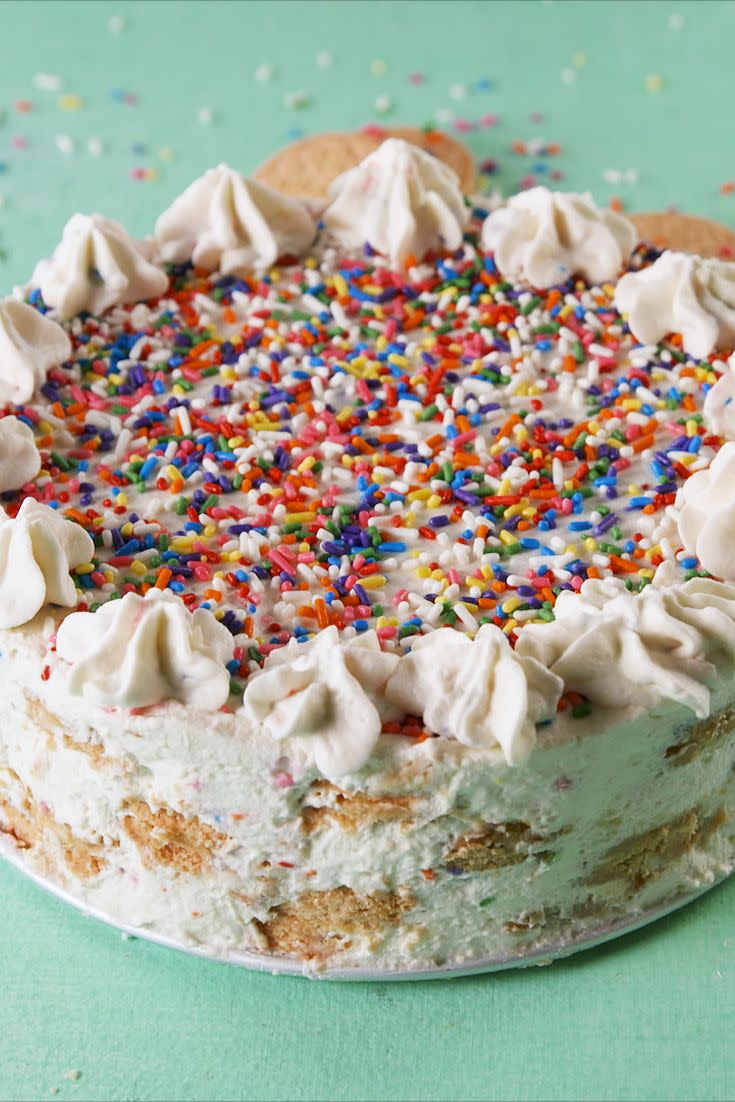 Oreo Funfetti Icebox Cake