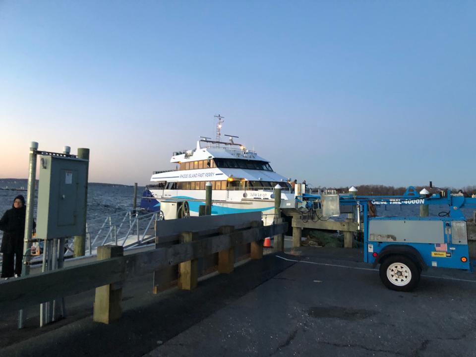 The commuter ferry between Bristol and Providence to alleviate traffic on the Washington Bridge began running in mid-December.