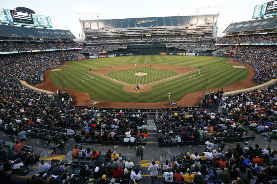 The Oakland Athletics are trying something new and replacing their season ticket plans with a membership plan. (Photo by Michael Zagaris/Oakland Athletics/Getty Images)