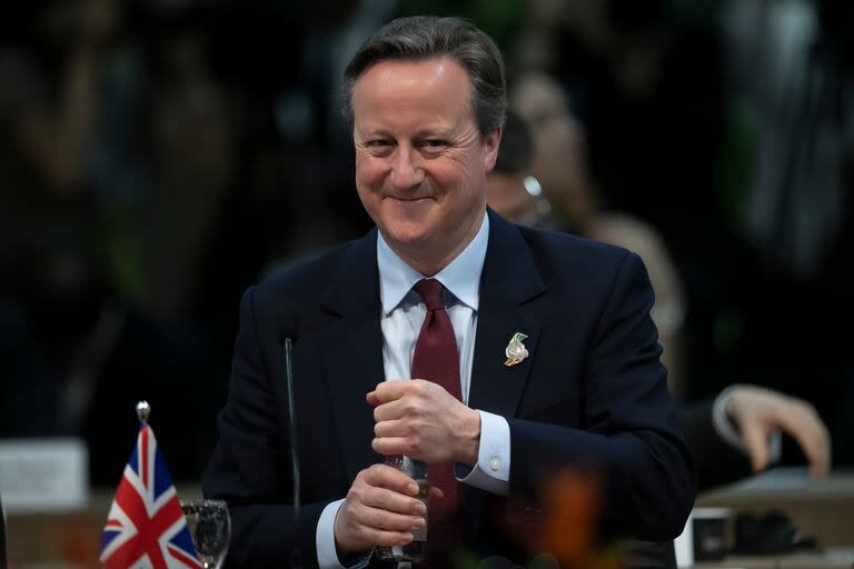 El canciller británico, David Cameron