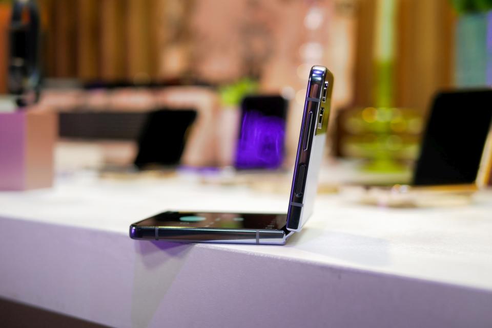 Samsung Galaxy Z Flip 4 first look.