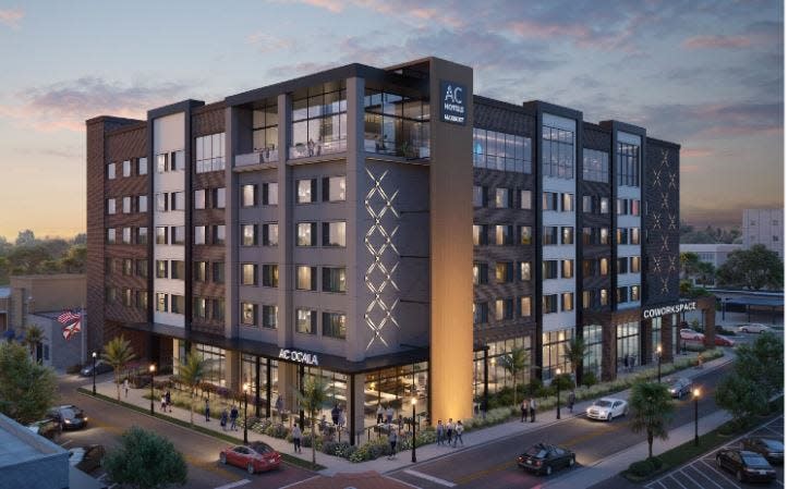 A rendition of the new AC Hotel by Marriott coming to downtown Ocala