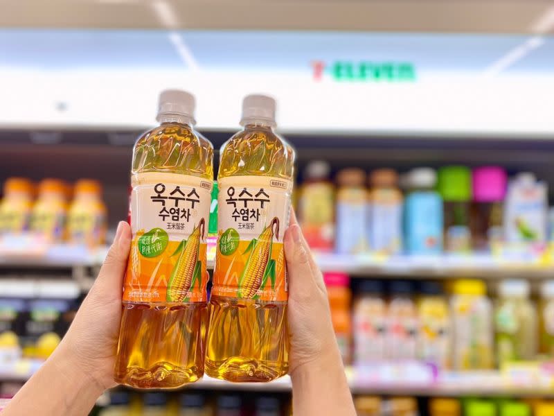 ▲7-11開賣韓國女星最愛「韓國熊津玉米鬚茶」。（圖／7-11提供）