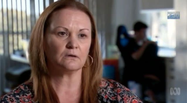 Lynda Jordan said her 'hysterical' son was locked inside the enclosure and left unsupervised. Photo: ABC