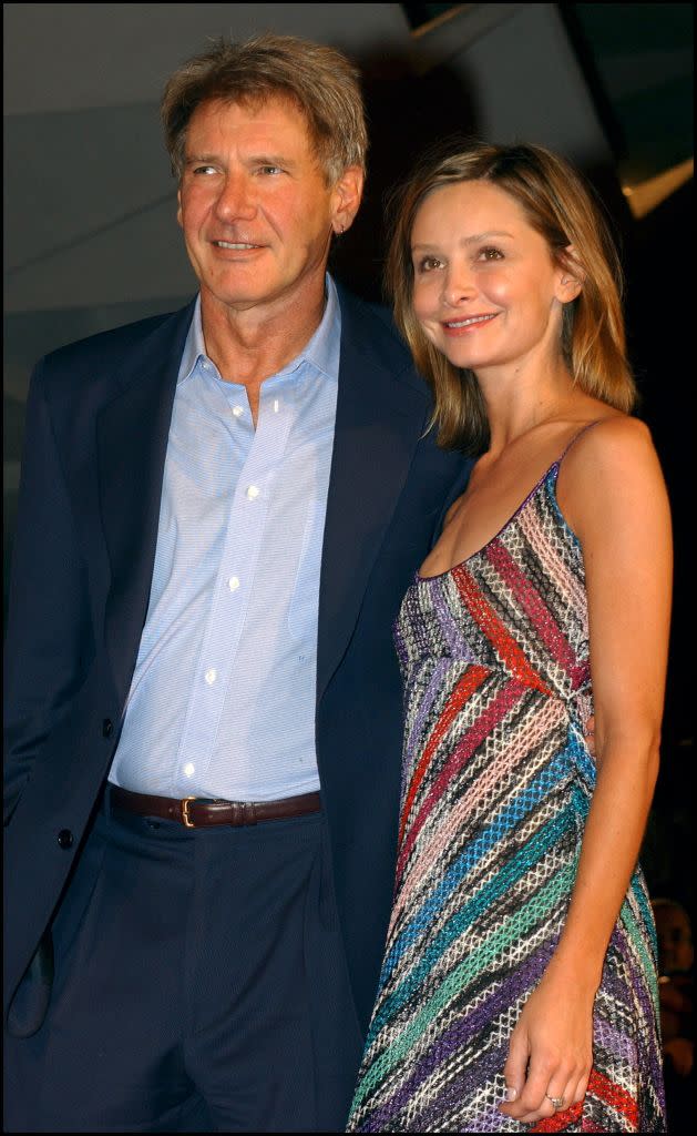 The couple made one of their first public appearances together at the Venice film festival in 2002. (Getty Images)