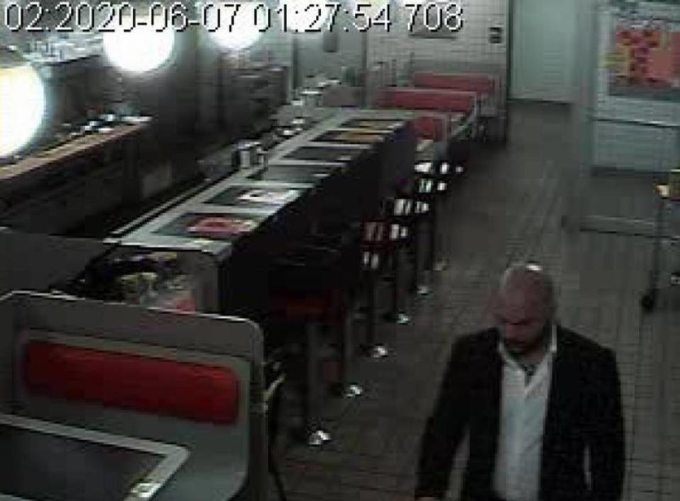 Police say this man broke into a Waffle House and cooked himself some food.