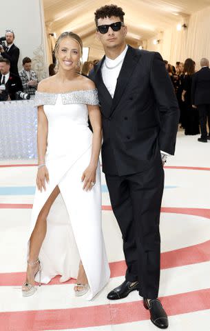 Mike Coppola/Getty Images Brittany and Patrick Mahomes at the 2023 Met Gala