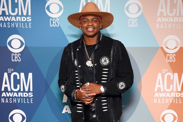 Terry Wyatt/ACMA2020/Getty Images Jimmie Allen in Nashville in September 2020