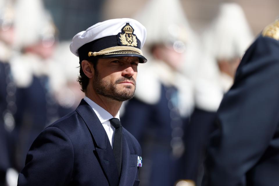 STOCKHOLM, SWEDEN - APRIL 30:  Prince Carl Philip, Duke of Varmland attends a celebration of King Carl Gustav's 76th birthday anniversary at the Royal Palace on April 30, 2022 in Stockholm, Sweden. (Photo by Michael Campanella/Getty Images)