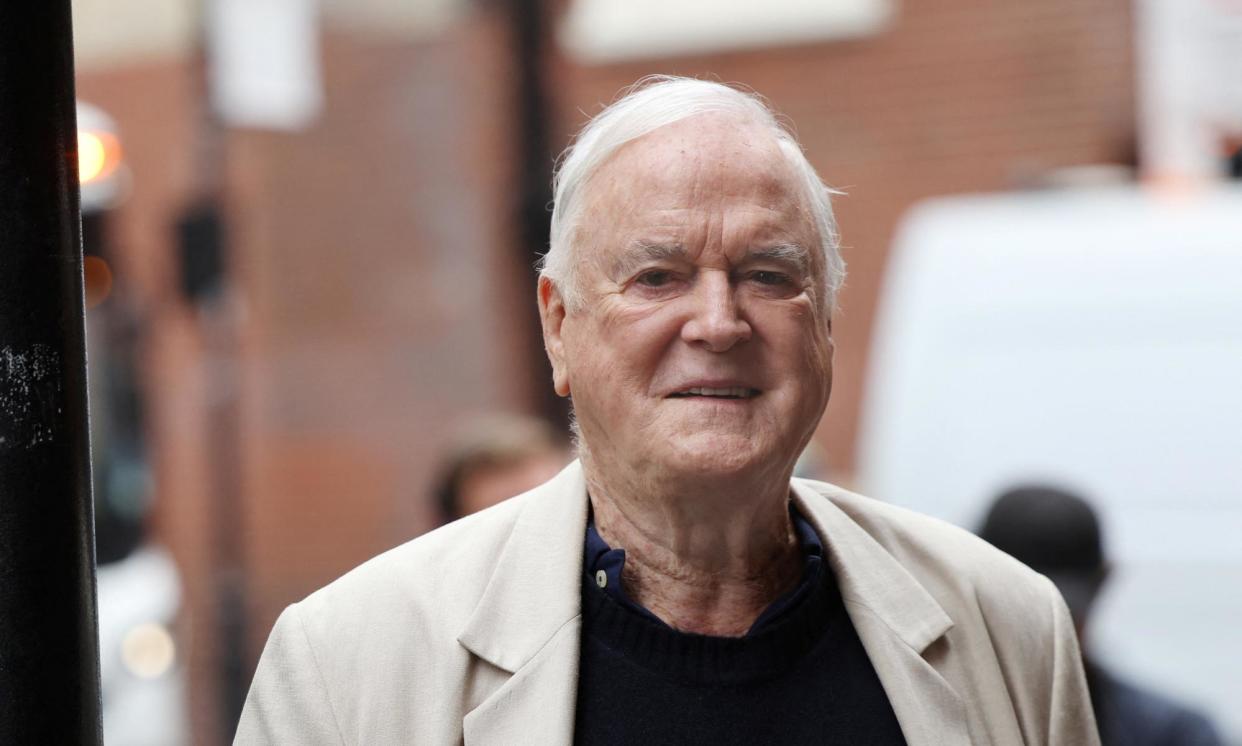 <span>John Cleese said some people ‘don’t understand metaphor, irony or comedy exaggeration’.</span><span>Photograph: Suzanne Plunkett/Reuters</span>
