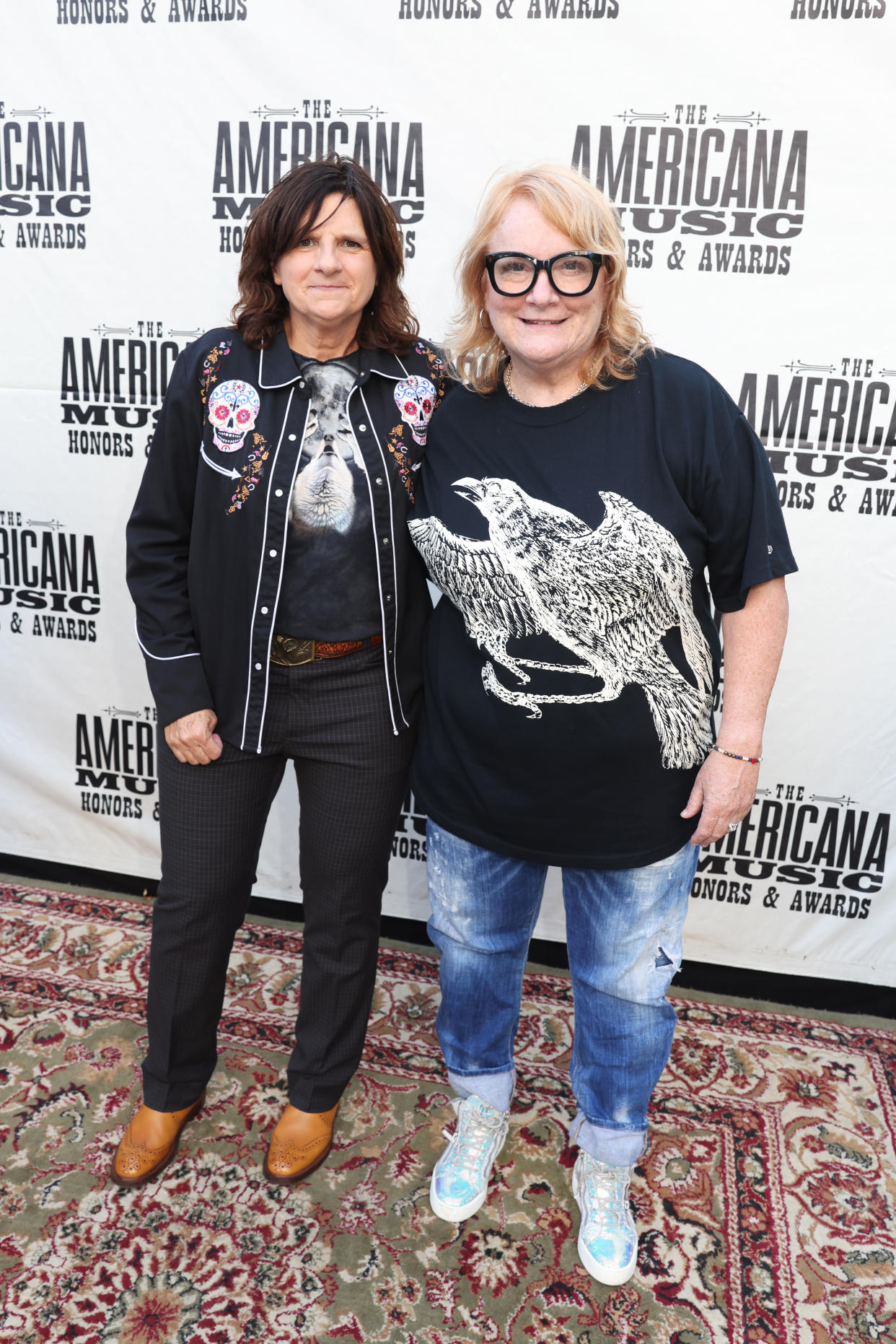 Amy Ray, left, and Emily Saliers of the Indigo Girls are getting brutally honest about addiction, internalized homophobia and how their music still resonates with the queer community. (Photo: Leah Puttkammer/Getty Images)