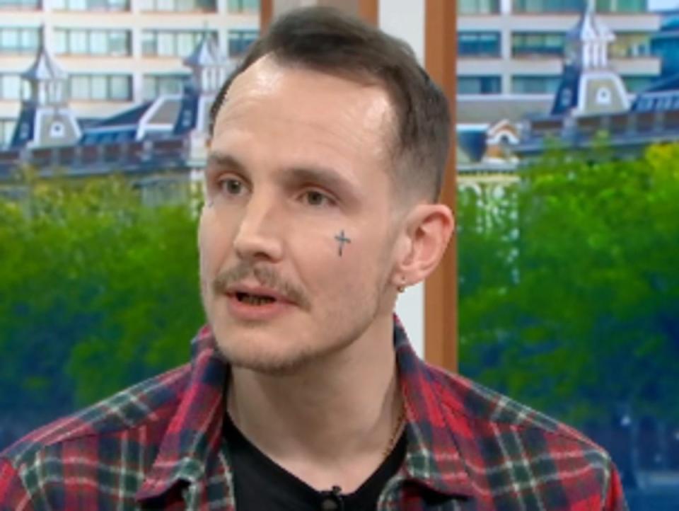 Blake Fielder-Civil estuvo en el programa Good Morning Britain y habló sobre la nueva película biográfica de Amy Winehouse (ITV)