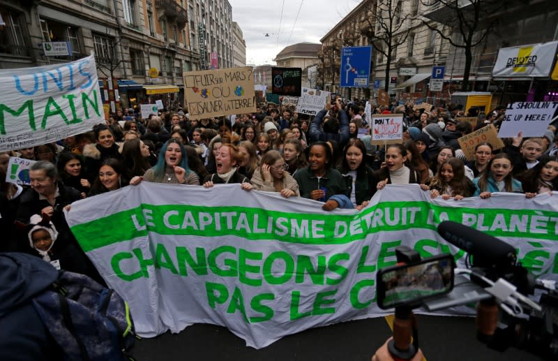 Fridays For Future climate march in Lausanne