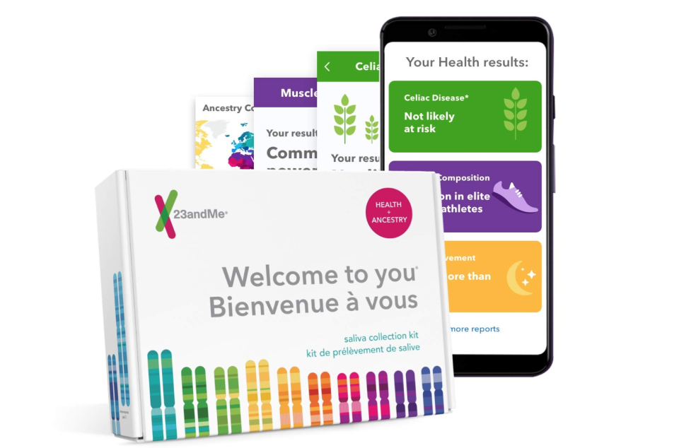 23andMe DNA Test - Health + Ancestry Personal Genetic Service - includes 125+ reports on Health, Wellness, Ancestry & More