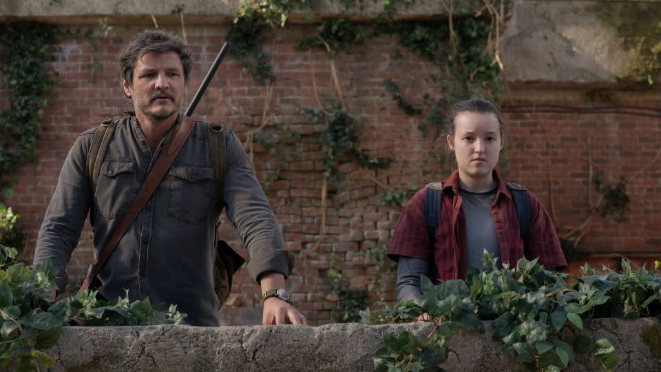 Pedro Pascal and Bella Ramsey in "The Last of Us." - Liane Hentscher/HBO