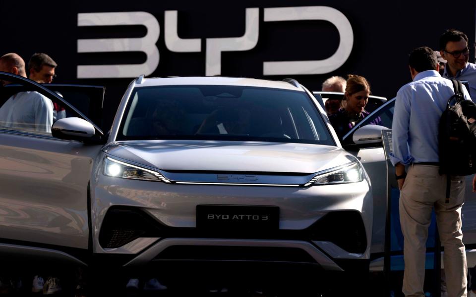 BYD shares jumped despite the EU announcing new tariffs on Chinese electric cars