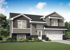 The Lincoln plan by LGI Homes at Summerfield in Minneapolis features four bedrooms, three full bathrooms and a large family room, perfect for entertaining.