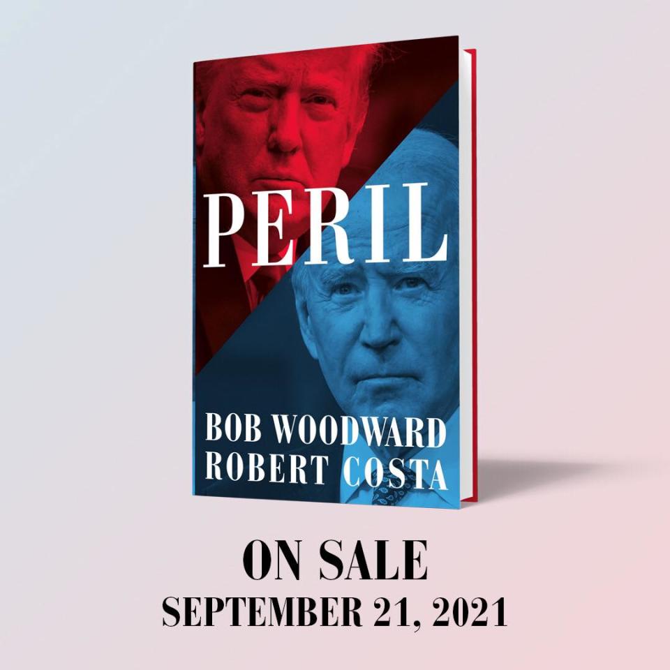 危險（Peril）一書由記者伍華德(Bob Woodward）與柯斯塔(Robert Costa)作者撰寫，預計下周出版。   圖 : 翻攝Bob Woodward臉書