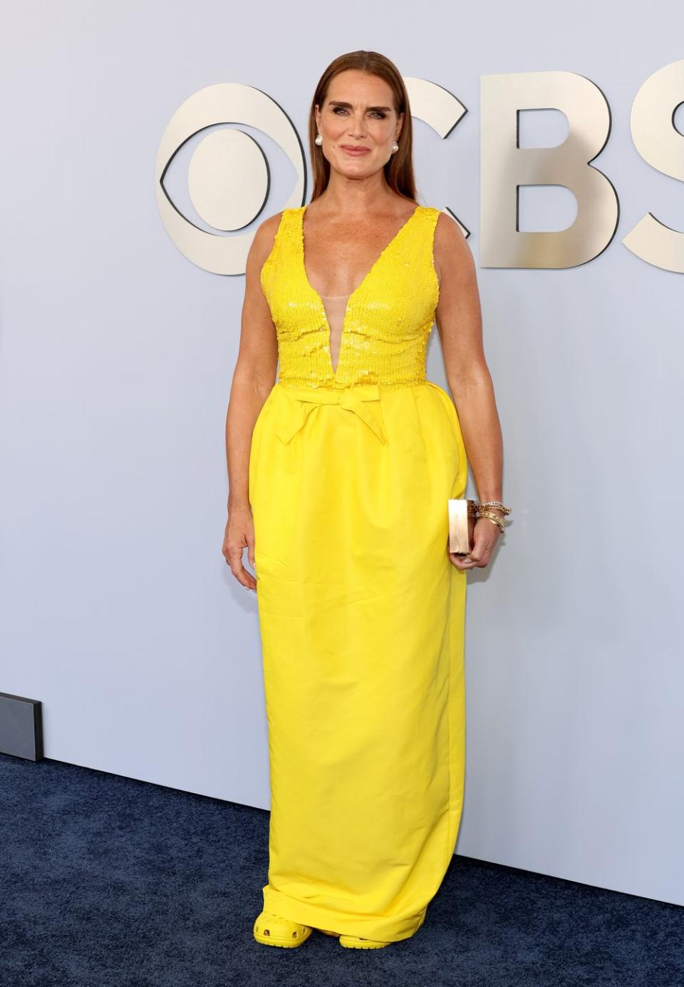 new york, new york june 16 brooke shields attends the 77th annual tony awards at david h koch theater at lincoln center on june 16, 2024 in new york city photo by dia dipasupilgetty images