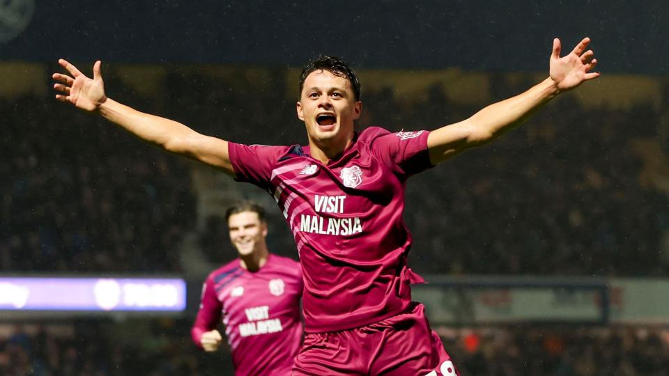 Perry Ng celebrates scoring at QPR in January