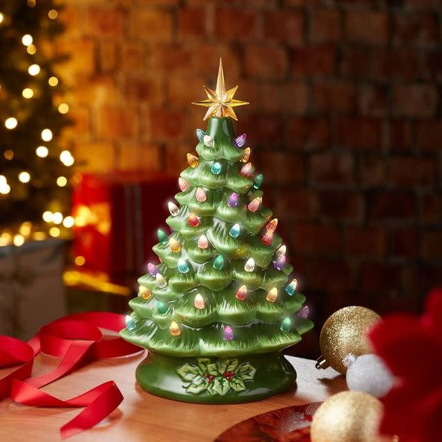 <p><a href="https://go.redirectingat.com?id=74968X1596630&url=https%3A%2F%2Fwww.walmart.com%2Fip%2FCasafield-Hand-Painted-Ceramic-Christmas-Tree-Green-15-Inch-Pre-Lit-Tree-with-128-Multi-Color-Lights-and-2-Star-Toppers%2F109527082&sref=https%3A%2F%2Fwww.thepioneerwoman.com%2Fholidays-celebrations%2Fg45211938%2Fwalmart-christmas-decorations%2F" rel="nofollow noopener" target="_blank" data-ylk="slk:Shop Now;elm:context_link;itc:0;sec:content-canvas" class="link ">Shop Now</a></p><p>Hand-Painted Ceramic Christmas Tree</p><p>walmart.com</p><p>$39.99</p><span class="copyright">Walmart</span>