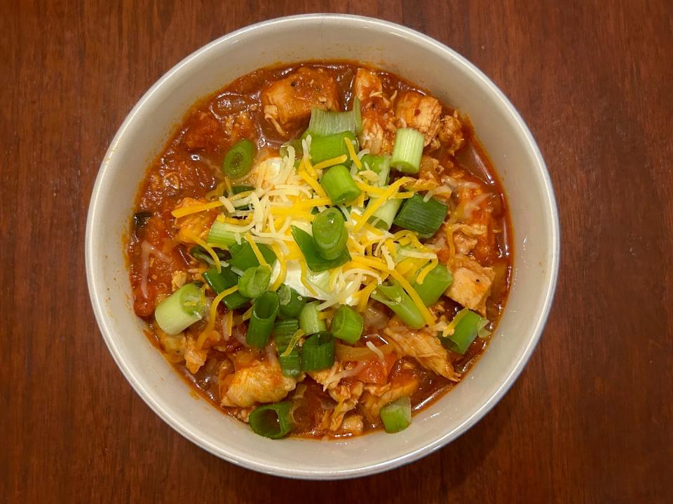 Ina Garten's chicken chili