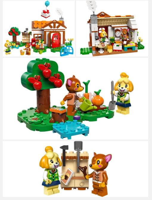 Así lucen los LEGO de <em>Animal Crossing</em>