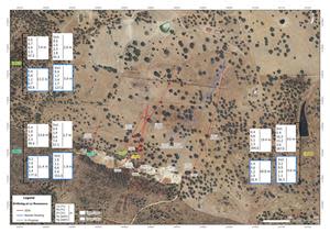 Location map showing drill holes 008, 010 and 011 of the La Romanera Deposit.  Hole LR011 is the westernmost hole drilled by the Company to date and is located 200 meters west LR008.  LR011 intersected both the upper and lower massive sulphide lenses in an area where only a single lens is referenced in the historical drilling.