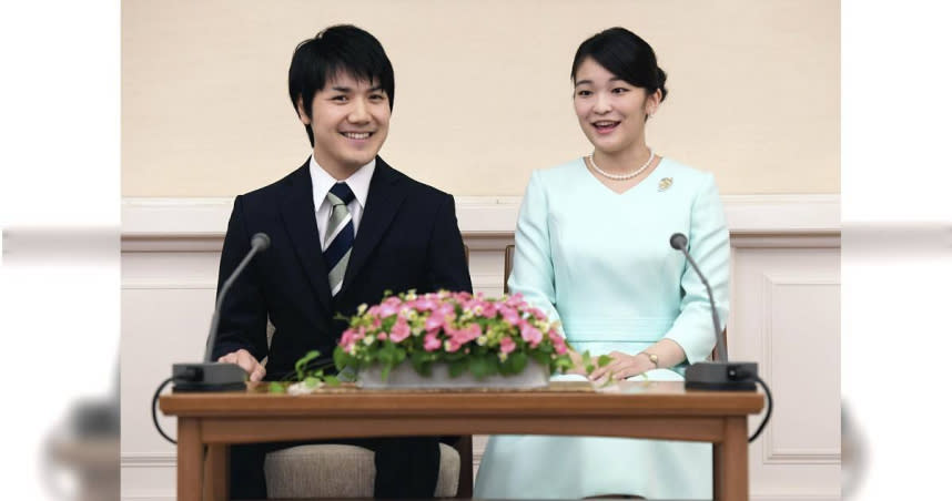 日本真子公主即將與未婚夫小室圭結婚。（圖／美聯社）