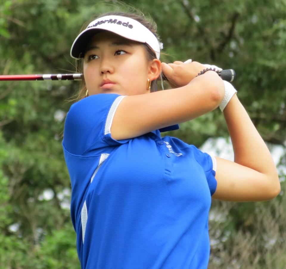 Sophomore Angelina Kim led Holy Angels to its first NJSIAA Girls Golf Championship.