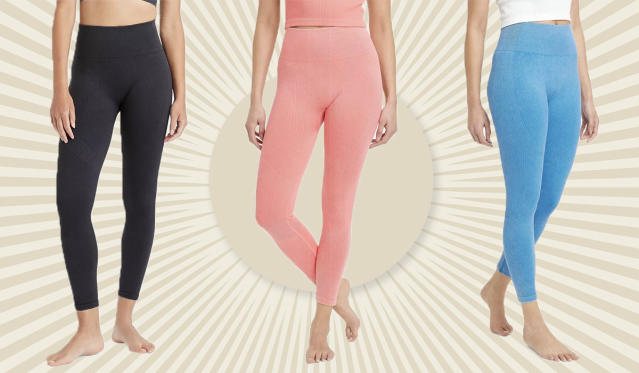 The JoyLab High-Rise Ribbed Leggings are back in stock at Target