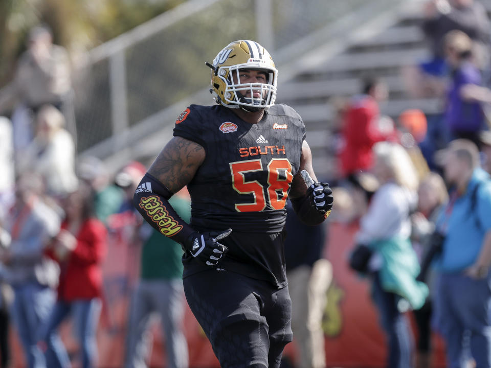 Alabama State OT Tytus Howard had a nice week at the Senior Bowl (Getty Images)