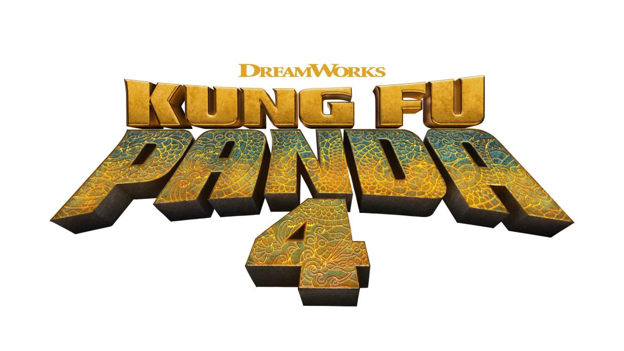  Kung Fu Panda 4 logo. 