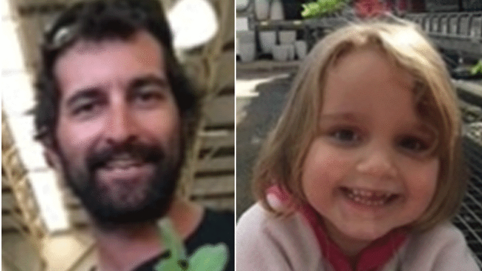 WA Police have located 32-year-old father Jonathon David Bolton and his three young daughters. Photo: WA Police