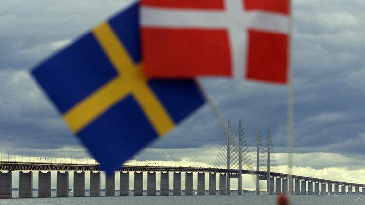 Die Brücke zwischen Malmö in Schweden und Kopenhagen in Dänemark ist 16 Kilometer lang. Foto: dpa