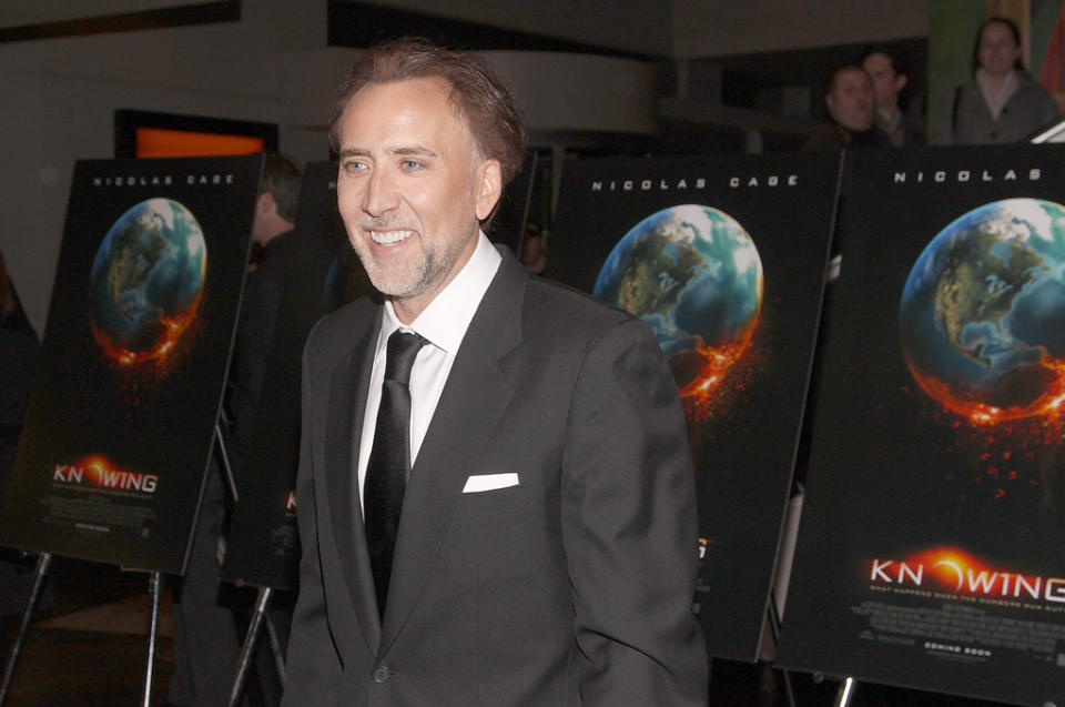 Knowing NY Premiere 2009 Nicolas Cage