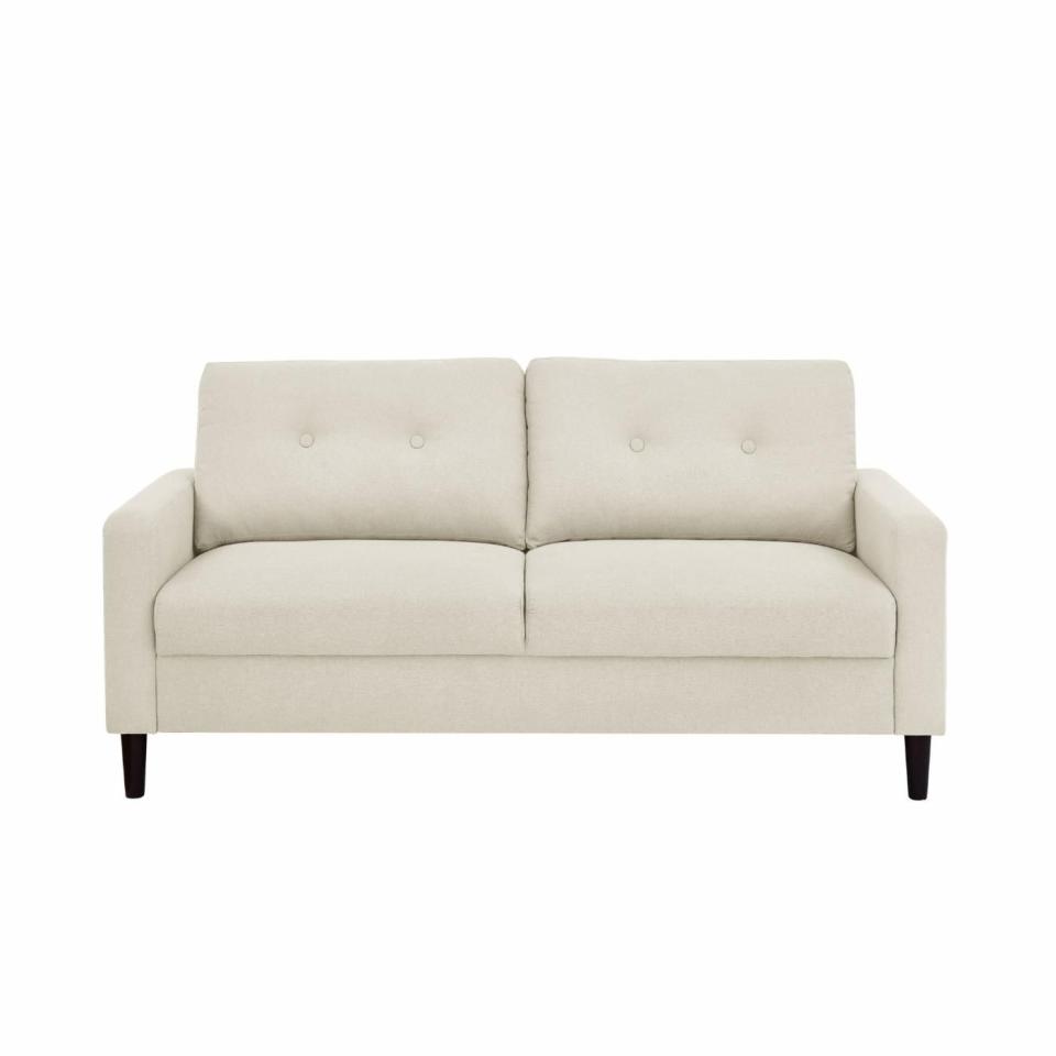 8) Lifestyle Solutions Adelaide Button Tufted Sofa