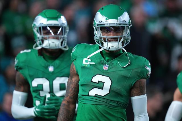 The Eagles scored a touchdown by bringing back kelly green jerseys