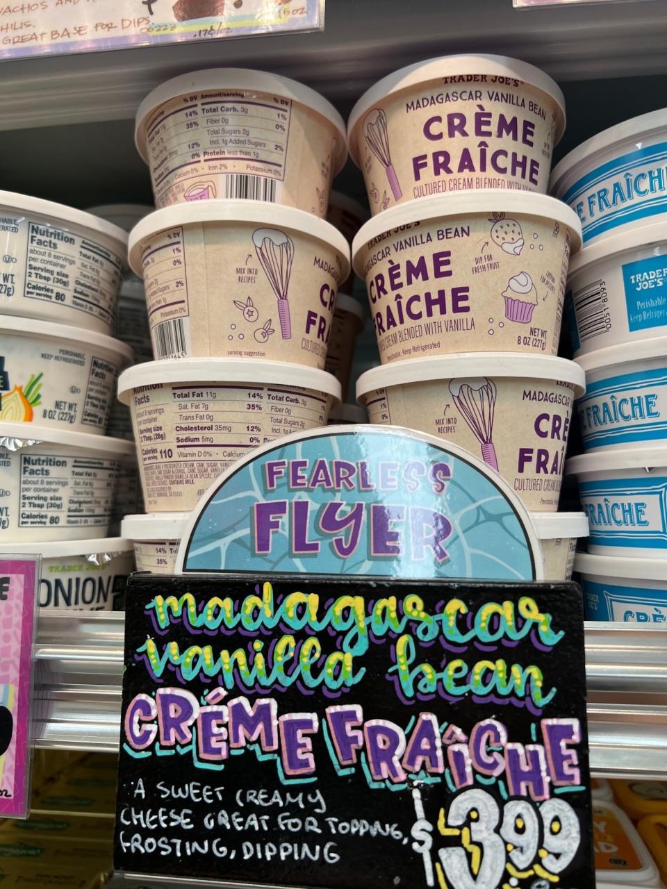 Madagascar Vanilla Bean Crème Fraîche