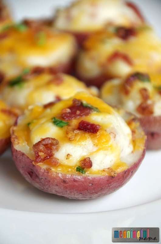 <p>Meaningful Mama</p><p>These overnight-loaded twice baked red potatoes are perfect for any special occasion.</p><p><strong>Get the recipe: <a href="https://meaningfulmama.com/overnight-loaded-twice-baked-red-potatoes.html" rel="nofollow noopener" target="_blank" data-ylk="slk:Overnight Loaded Twice Baked Red Potatoes;elm:context_link;itc:0;sec:content-canvas" class="link rapid-noclick-resp">Overnight Loaded Twice Baked Red Potatoes</a></strong></p>