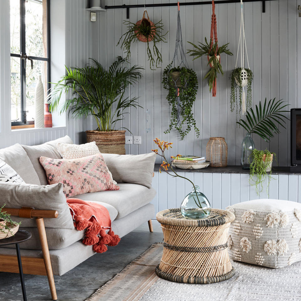 Create calming vibes with natural foliage