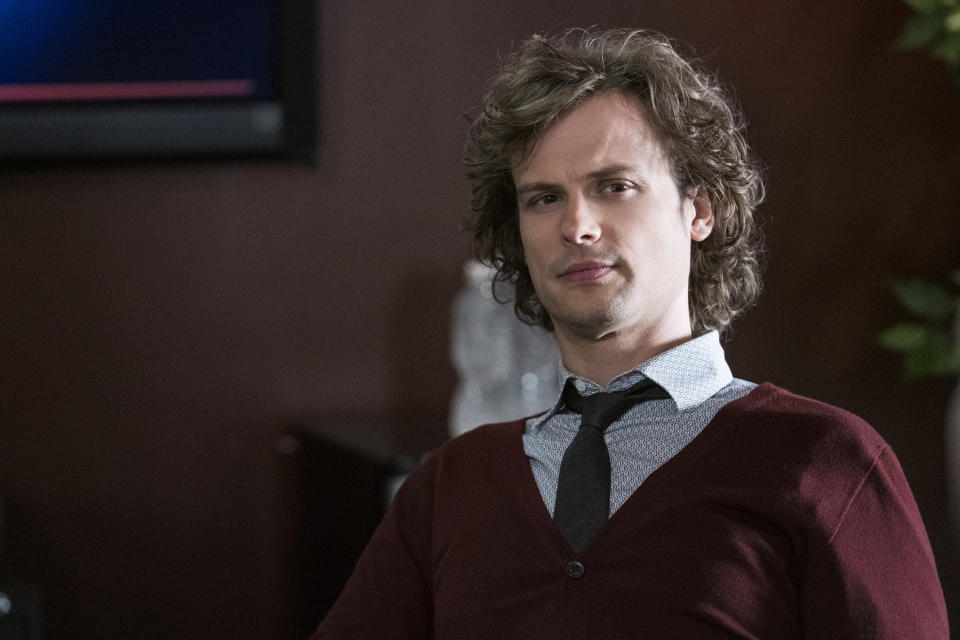 Matthew Gray Gubler as Dr. Spencer Reid is photographed in a scene from the "Criminal Minds" episode, "Under The Skin"