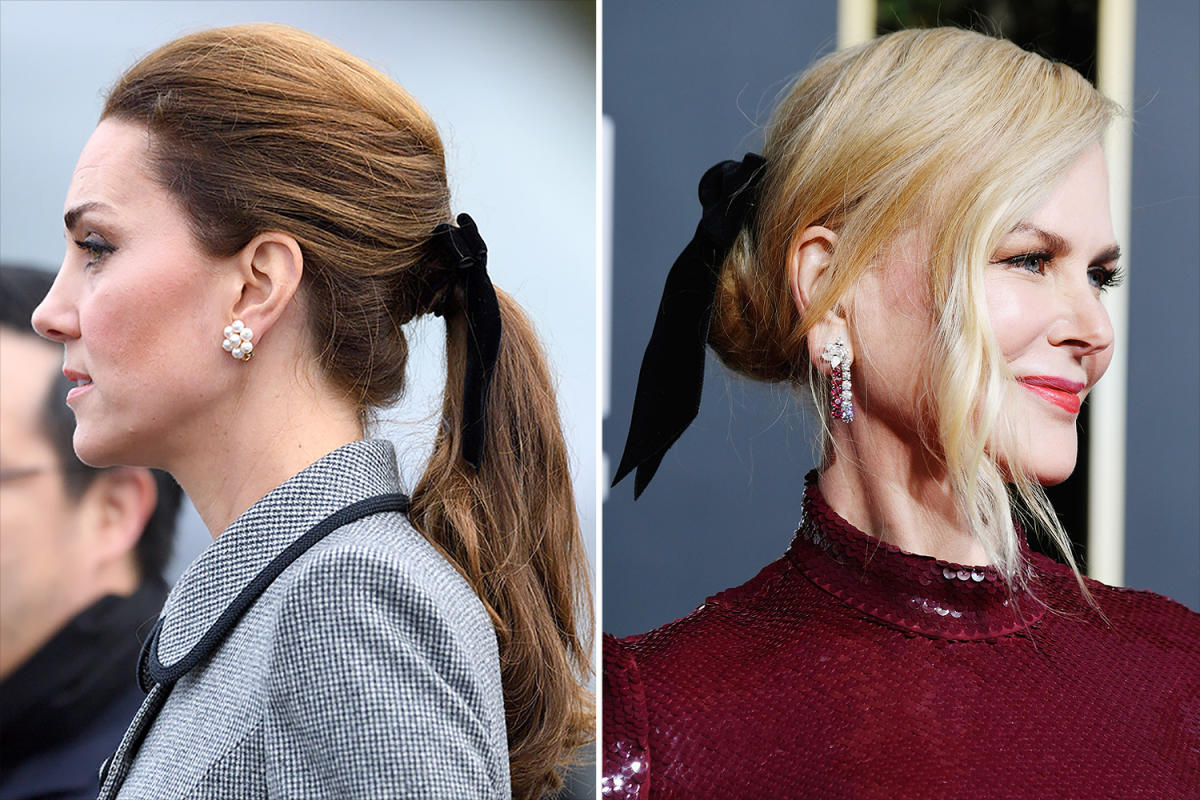 Nicole Kidman Sported Kate Middleton's Favorite Ponytail Hair Hack