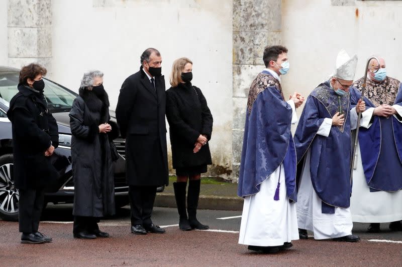 Funeral of late former French President Valery Giscard d'Estaing in Authon