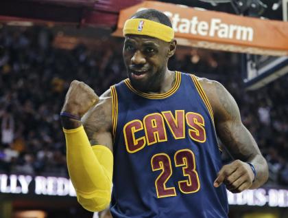 Despite his immense power, James really has no choice but to remain with the Cavs. (AP)