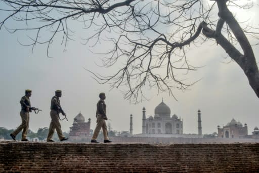 Preparations are in full swing at locations like the Taj Mahal for President Donald Trump's first official visit to India