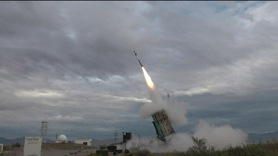 The Marine Corps tests its Medium Range Intercept Capability system during a live-fire event at White Sands Missile Range, N.M., in September 2022. (Courtesy of the U.S. Marine Corps)