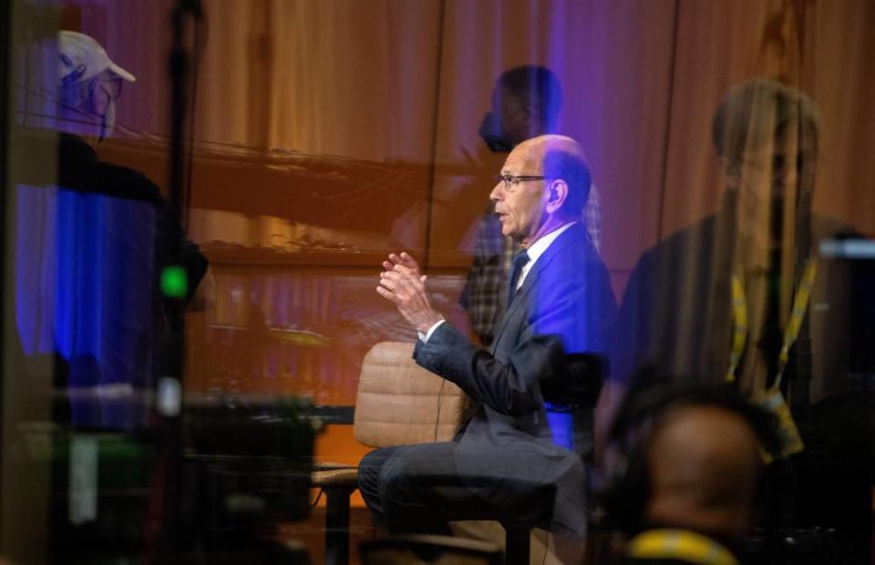 Paul Finebaum thinks Notre Dame could be Big Ten bound.