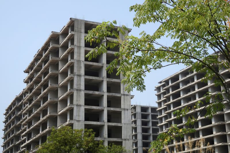 Unfinished apartments in Guilin